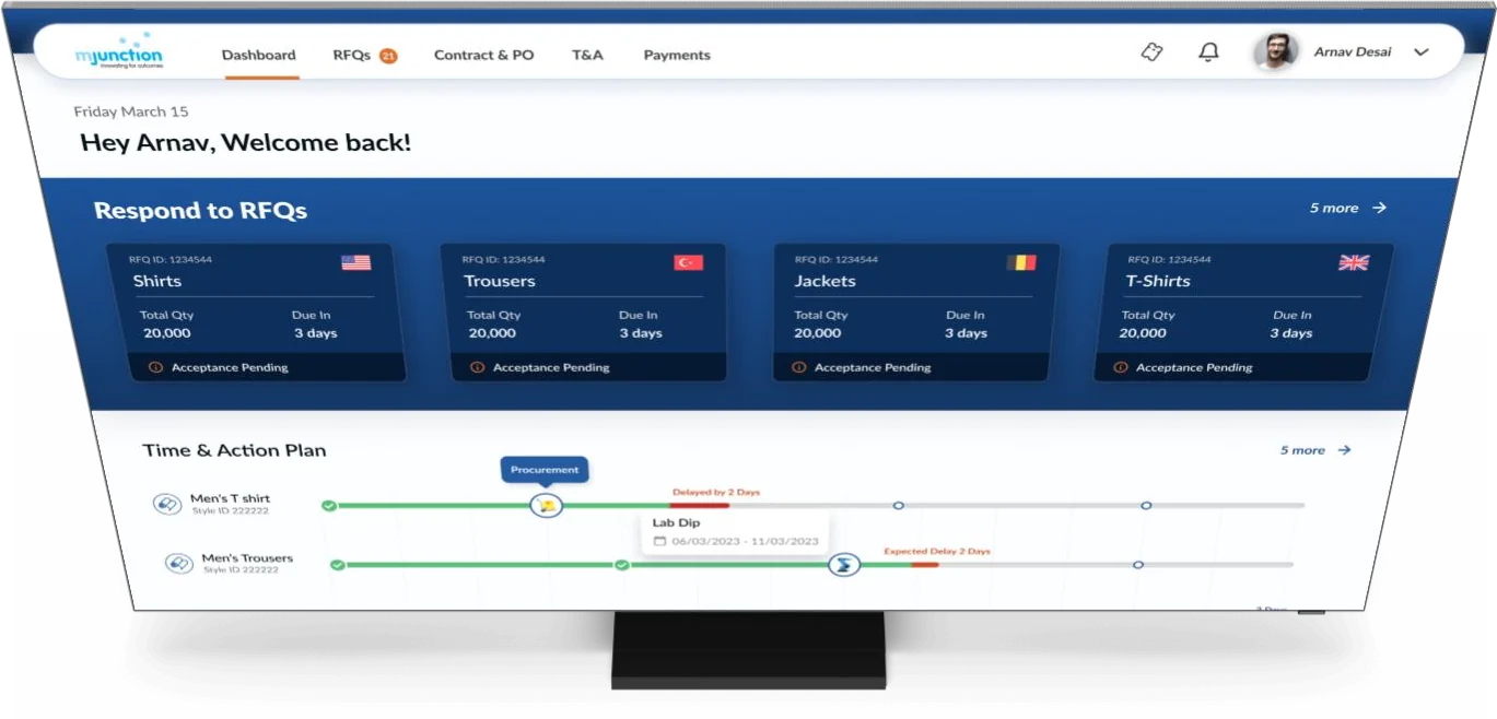 Exporter dashboard