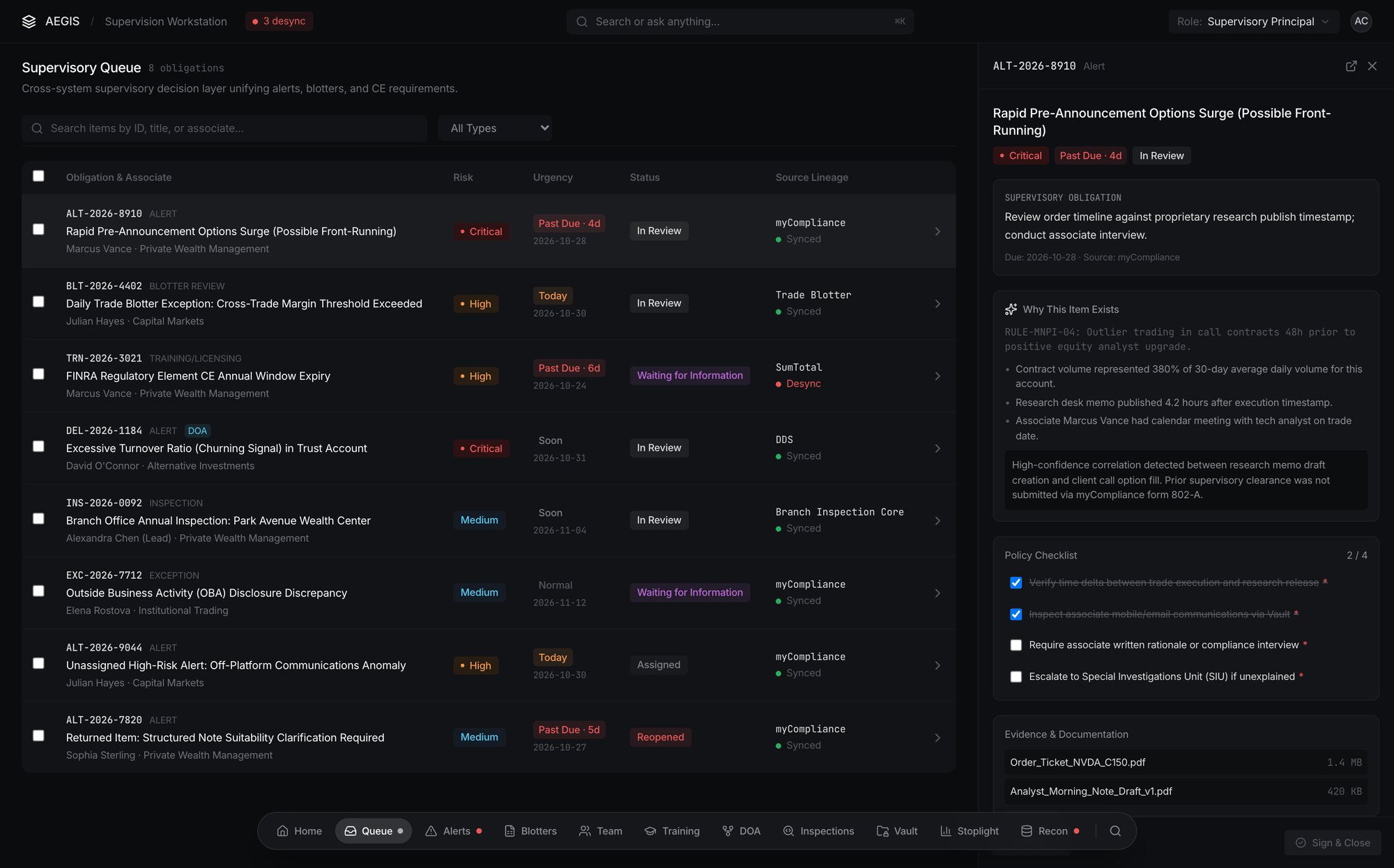 One queue across every source system