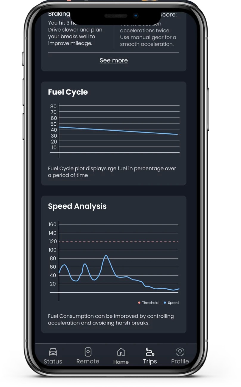 Fuel and speed analysis