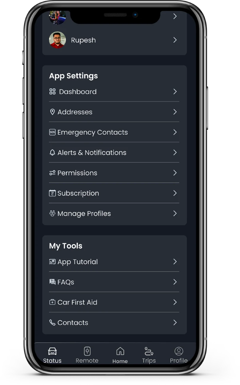 App settings